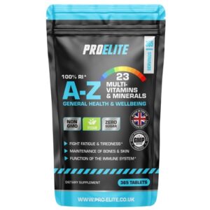 Multivitamins & Minerals A-Z Men & Women 365 Vegan Tablets – 100% NRV One A Day