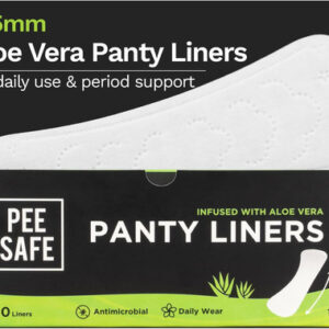 PEESAFE Aloe-Vera Infused Extra Long Panty Liners for Women Fresh Fragrance(5…