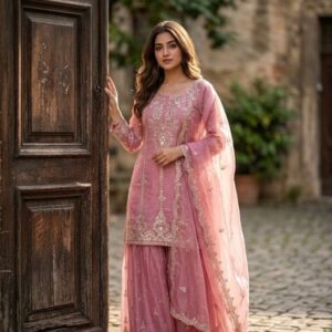 PUNJABI READYMADE SHARARA PLAZZO SALWAR KAMEEZ SUITS NEW PAKISTANI INDIAN WOMEN