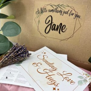 Ladies Letterbox pamper gift set SPA GIFT BOX self care for women Relaxation kit