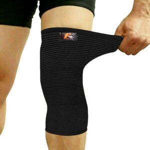 F+ 2 KNEE SUPPORT COMPRESSION SLEEVE COPPER BRACE PATELLA ARTHRITIS GYM NHS FITS