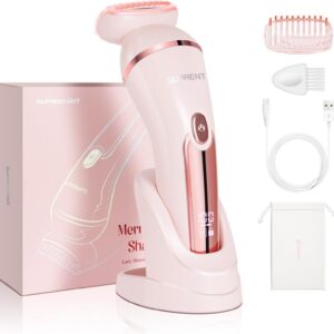 Electric Shavers for Women, Cordless 3 in 1 Rechargeable Lady Shaver, El