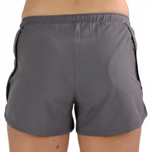 More Mile Womens Strive Running Shorts Grey Exercise Sports Training Short