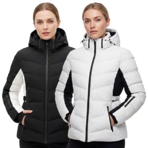 White Stuff Avery Women’s Quilted Jacket Ladies Casual Warm Long Sleeve Coat