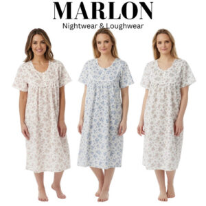 Nightgown Lace Women Lolita Trimming Vintage Long Sleeve Nightdress Sleepwear
