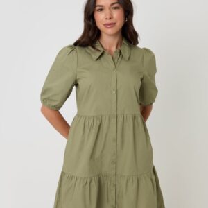 New  with tags LIU JO  Italian dress  Size S/M  Seppia brown