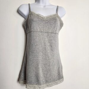 Y2K Floral Print Spaghetti Strap Camisole Lace Bow Patchwork Corset Tank Top