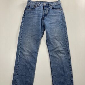 LEVI’S 501 STRAIGHT FIT Jeans – W27 L26 – Blue – Good Condition – Women’s