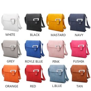 Womens crossbody bag /Faux leather with multipocket/ casual Handbag with strap