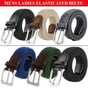 Womens Belt Waistband Thick Metal Buckle Wide Waist Belt Elastic Stretch Corset