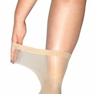 Extra-Large Super-wide 20 Denier Soft Top Anklet Pop Socks Swollen Ankles Feet