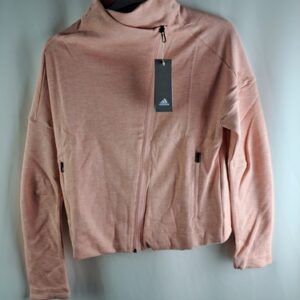 Adidas women’s zip up top – Pink – Medium