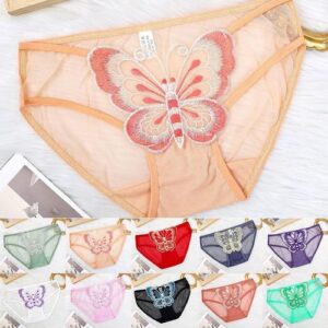 Womens Sexy Underwear See Through Lingerie Mesh Briefs Lace Panties Knickers