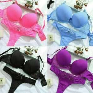 Women Underwear Set Padded Extreme Push up Bra Set Lingerie 34-36-38-40 ABCDE