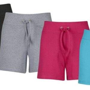 Sleep Shorts Pyjamas Nightwear  Lounge Cotton Jersey Elastic Waist  Girls NEW