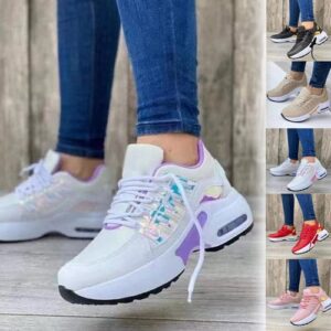 Women Running Trainers New Womens Shock Absorbing Fitness Gym Sports Shoes