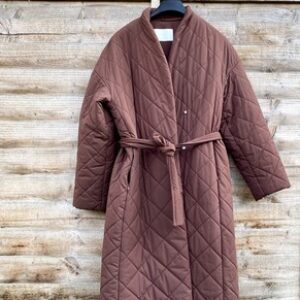 Lovely Mango Brown Quilted Jacket