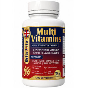 A-Z Multi Vitamins and Minerals for Men Women 360 Tablets – 100% RDA – Vegans UK