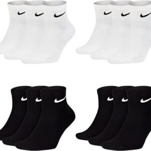 Nike Socks Mens Womens(Unisex) 3-6 Pairs Everyday Crew Lightweight Gym Training