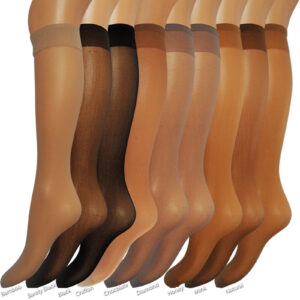UK 3 6 9 12 PAIR MULTI PACKS LADIES WOMENS POP SOCKS KNEE HIGH 15D SOFT TOP SIZE
