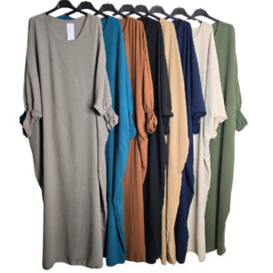 Women Abaya Jilbab Kaftan Muslim Abayas Ladies Maxi Dress Kimono prayer dress