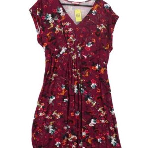 Joe Browns Women’s Midi Dress UK 22 Purple Viscose with Elastane A-Line