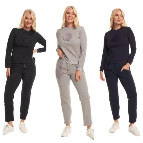 Women White Fox Tracksuit 2Pcs Set Hoodie Hooded Sweatshirt Pants Sports Outfits