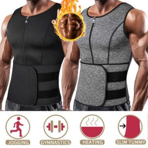 Women Waist Trainer Cincher Trimmer Sweat Belt Shapewear Gym Fitness Body Shaper