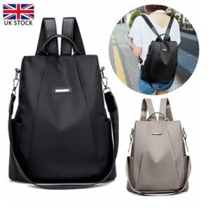 Women Anti-Theft Backpack Waterproof Rucksack Ladies School Shoulder Bag UK
