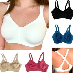 Ex FaMouS Store Bra Flexi White Non Wired Full Cup Multi Way Strap Non Padded