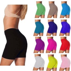 LADIES WOMENS GIRLS CYCLING SHORTS DANCING SHORTS LEGGING ACTIVE CASUAL  8-26