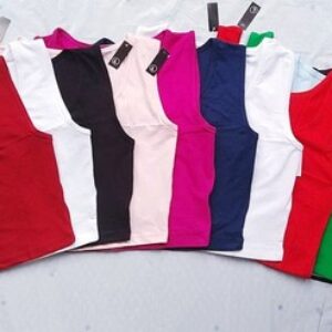 New Women’s Stretchy Crop Tops Ladies Plain Blouse Sleeveless Vest T-Shirt Racer