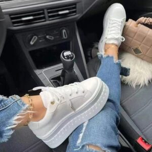 Ladies Shoes Trainers Casual  Chunky Pumps Wedge Shoes Sneakers Womens Platform