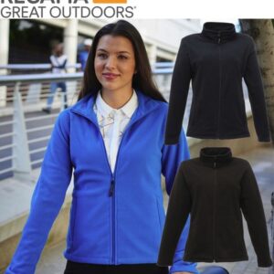 Regatta Ladies Womens Micro Full Zip Fleece Top Jacket