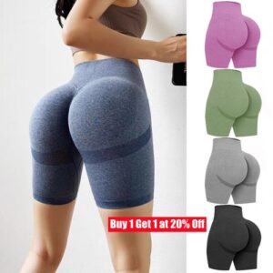 Women High Waist Gym Shorts Butt Lift Scrunch Workout Yoga Pants Sports Leggings