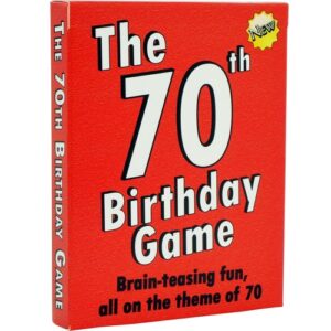 Unique 70th Birthday Gifts for men and for Women: THE 70th BIRTHDAY CARD GAME