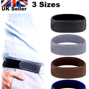 Womens Belt Stretch Elastic Skinny Waist Ladies Dress Waistband Metal Buckle UK