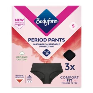 5 Pack Womens Cotton Period Knickers Leakproof Menstrual Underwear Briefs Panty