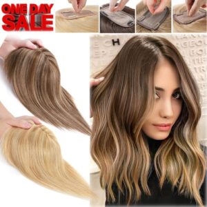 Hair Toppers for Thinning Hair Women Real Hair 100% Real Human Hair Topper 40g