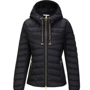 Firetrap Grid Quilted Jacket Ladies Coat – Black – All sizes