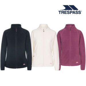 Trespass Womens Fleece Jacket with Full Zip Female Walking Casual Hiking Nonstop