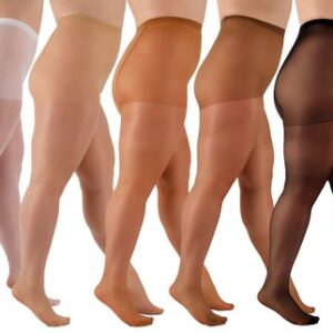 Aurellie Women Plus Size Sheer 20 Denier Tights (UK 16-22)