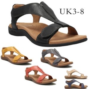 Women Casual Orthopedic Wedge Sandals Ladies Summer Shoes Size Comfort Flat
