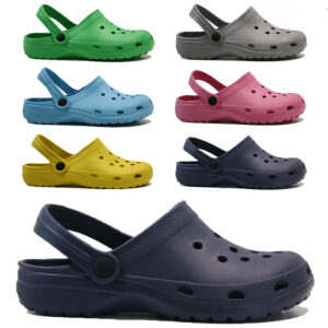 LADIES CLOGS MULES SLIPPERS NURSING GARDEN BEACH SANDALS HOSPITAL RUBBER SHOES