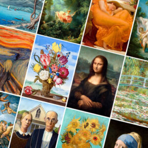 FAMOUS PAINTERS PRINTS – Classic Art Posters – A4 A3 A2 – Home Decor Wall Art