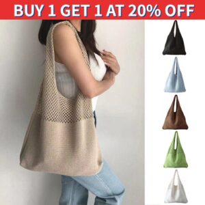 Womens Woven Shoulder Bag Large Summer Beach Handbag Tote Shopping Bag