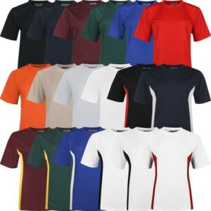 New Womens Breathable T Shirt Ladies Cool Dry Running Gym Top Wicking Sports Tee