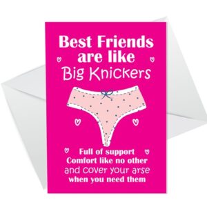 Funny Best Friend Birthday Card Funny Birthday Card for Her Friend Female Women