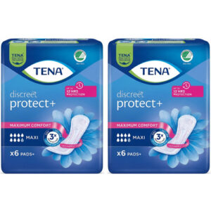 TENA Discreet Ultra Normal – 8 Packs of 16 – For Bladder Weakness (128 In Total)