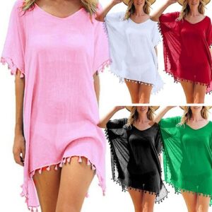 Women Lady Bikini Cover Up Sarong Beach Long Dress Swimwear Swimsuit UK STOCK